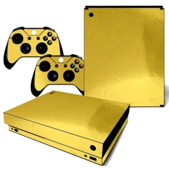 Electroplate Colorful Skin Wrap Game  Accessories For Xbox One X Gaming Console Controller Stickers
