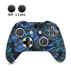 Controller Silicone Protective Case and Thumb Grips For Xbox One S Soft Shell Skin Case Thumbstick Joystick Cover