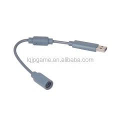 for xbox360 USB Breakaway Extension Cable Cord Adapter 23CM for Xbox 360 Wired Controller Breakaway Cable