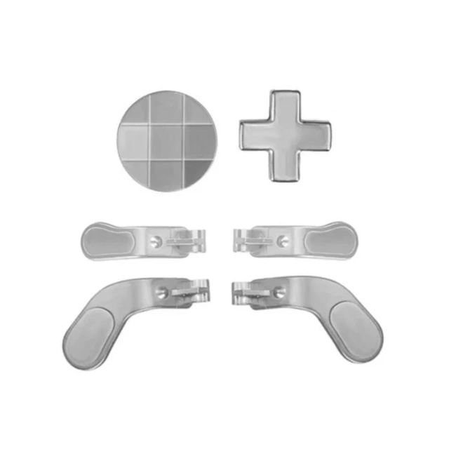 Left Right Short Long Paddles and D-Pad Buttons for Xbox One Elite 2 Controller Repair Parts Metal Paddle Button Set