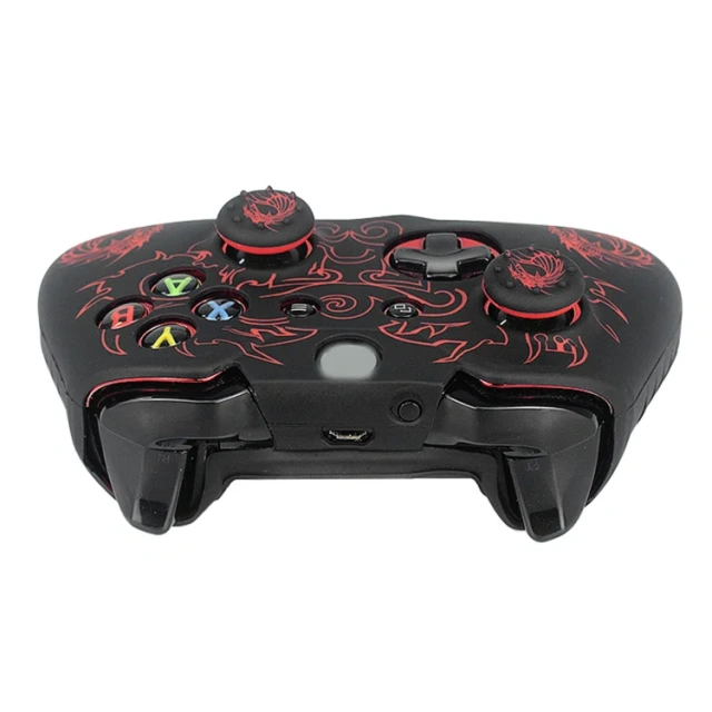 For Xbox One Controller Skin Cover Case Protective Silicone Rubber Grip Case with Joystick Thumb Grips Cover