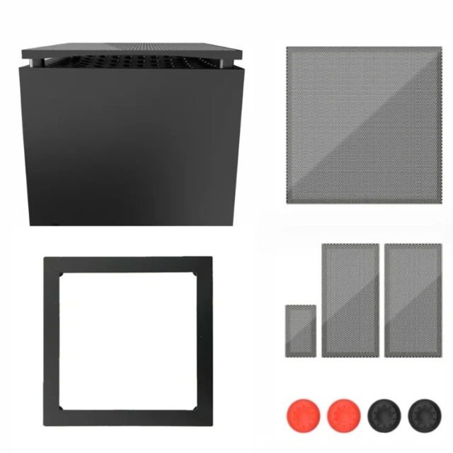 Dust-Proof Cover Kit Dust Filter Cover and Controller Thumb Grips for Xbox Series X Console Accessories Dust Cover