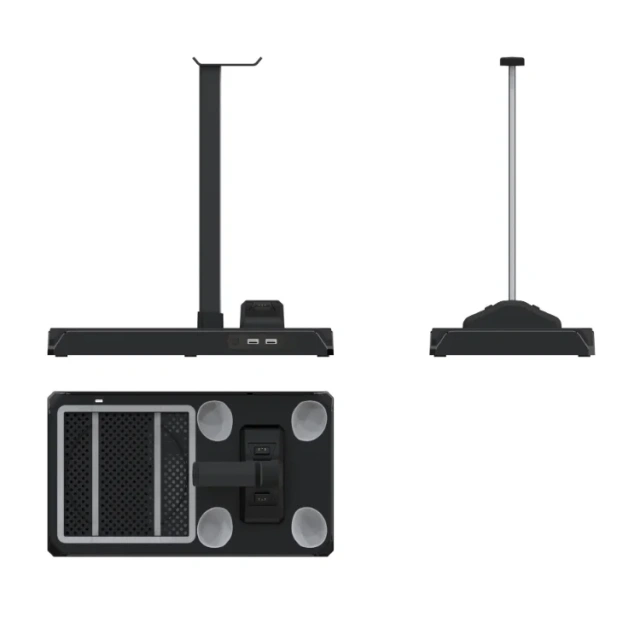 Game Console Vertical Stand Cooling Fan Charger Bracket For Xbox Series X/S LED Console Stand Controller Dual Charger Dock