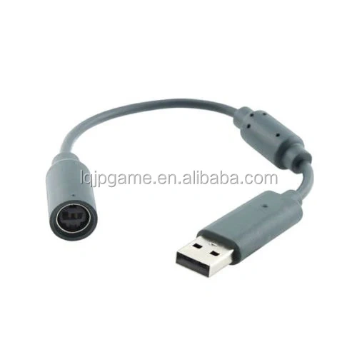 for xbox360 USB Breakaway Extension Cable Cord Adapter 23CM for Xbox 360 Wired Controller Breakaway Cable