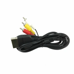 TV AV 3 RCA Cord Audio Video Cable for Xbox Classic 1st Gen Console AV Cable