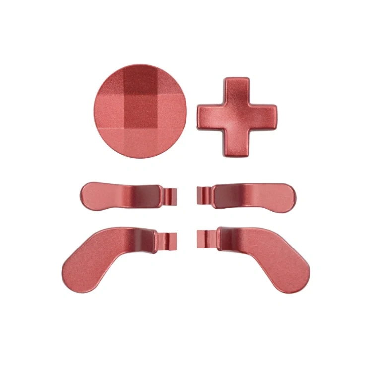 Left Right Short Long Paddles and D-Pad Buttons for Xbox One Elite 2 Controller Repair Parts Metal Paddle Button Set