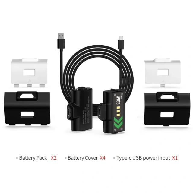 High Quality 1400mAh Controller Battery Pack Universal Battery for Xbox Series/ONE/S/X Charging Set