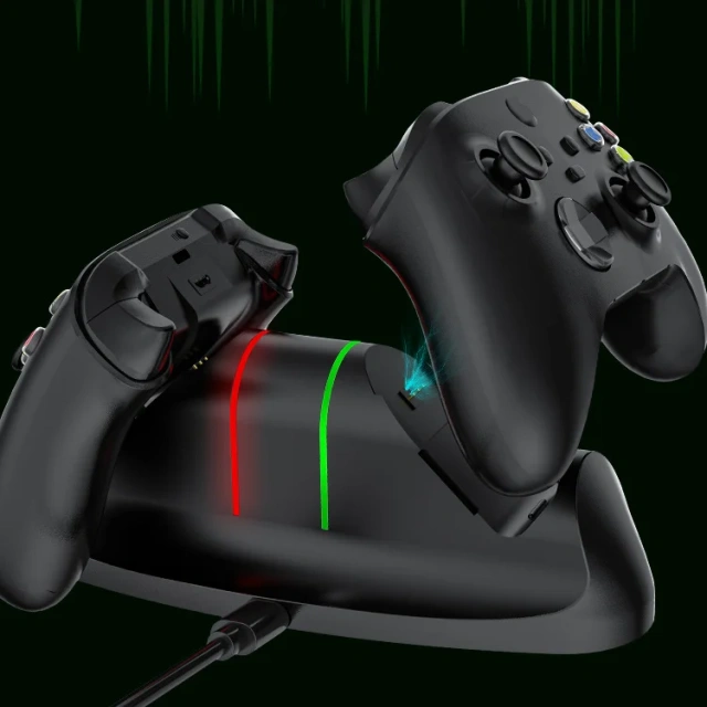 Dual Charging Dock Station Charger & 2 Batteries for Xbox One/Series S/X Wireless Controller Charger Stand Battery Set