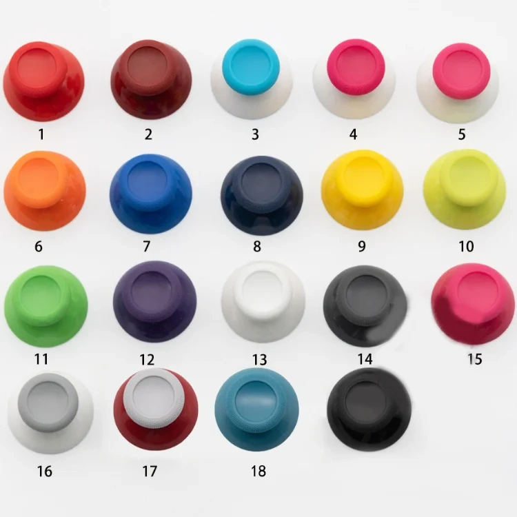 Colorful controller Mushroom Head for Xbox Series X/S Game controller original 3D rocker hat repair parts