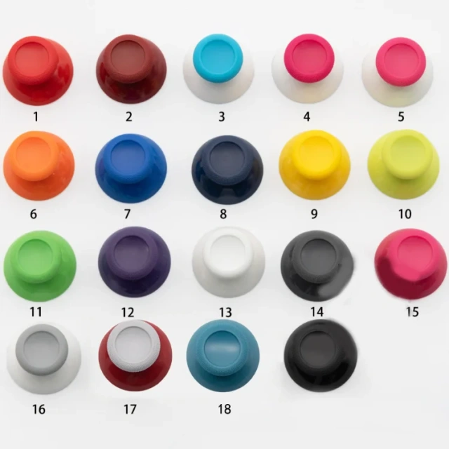 Colorful controller Mushroom Head for Xbox Series X/S Game controller original 3D rocker hat repair parts