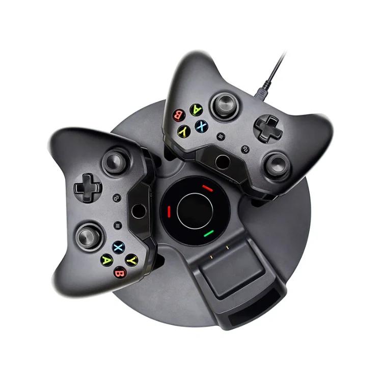 wireless controller charging station battery set for Xbox one with LED 3-in-1 charging dock contact