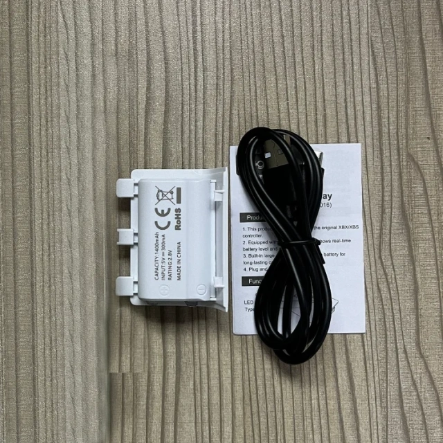 1400mAh Battery Pack with LED Display for Xbox Series X/S Wireless Controller Rechargeable Battery and Cable Set