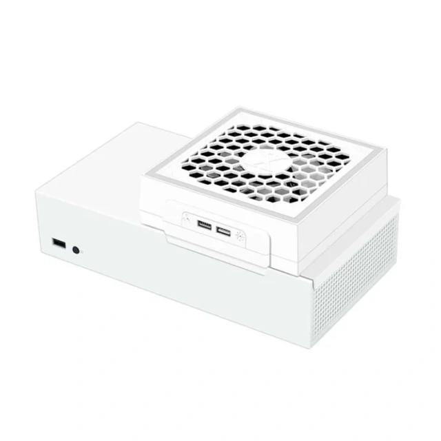 Cooler Mount Fan RGB Console Cooling Fan for Xbox Series S Console External Cooler Cooling Fan