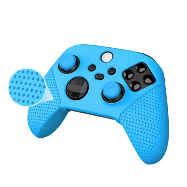 Best Seller Non-slip Controller Silicone Case For Xbox Series X/S Protective Cover with 2pcs Thumb Grips Joystick Shell