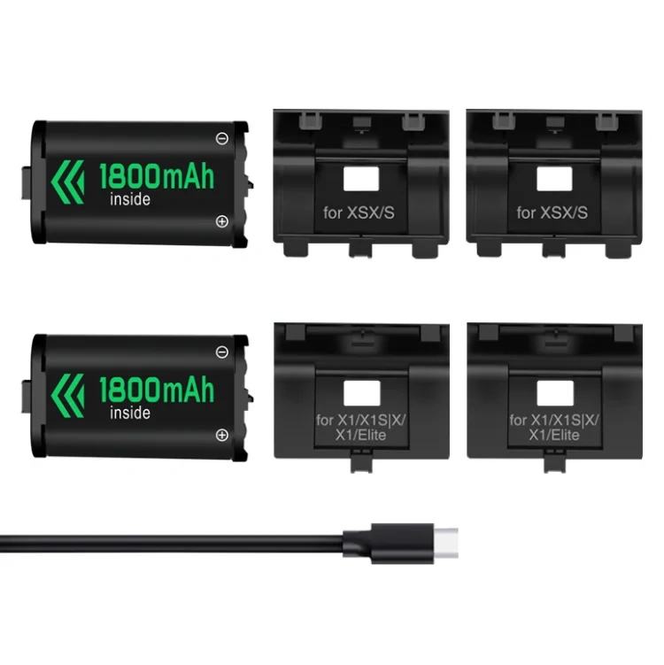 Dual Charging Station Controller Charger for Xbox One/Series X/S Controller Charging Dock with Rechargeable Battery Pack
