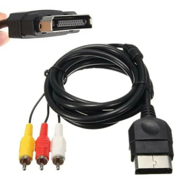 Component AV Cable For Xbox Original Composite Audio Video RCA 6ft Cord