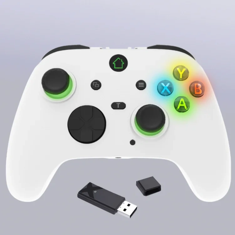 New High Quality 2.4G Wireless Gamepad With Light For XBOX ONE/PC Programmable Game Controller