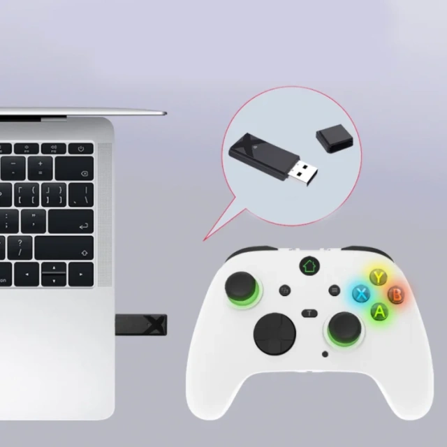 New High Quality 2.4G Wireless Gamepad With Light For XBOX ONE/PC Programmable Game Controller