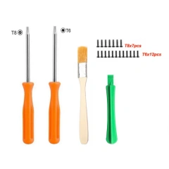 Opening Tools & Screws For Xbox One Controller Parts Repair Replacement kit T6 T8 Screwdriver