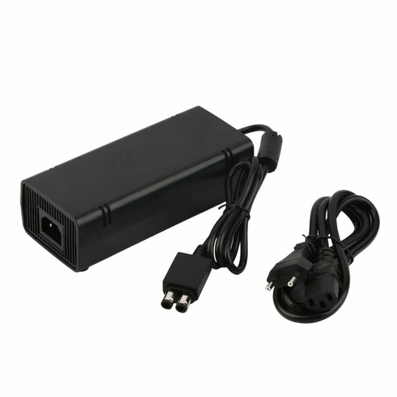 Power Supply For Xbox 360 Slim Console E S Charger Cable Games Cord US/EU/UK Plug AC Adapter for Xbox 360 Slim Power Supply