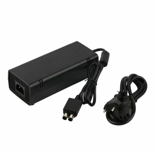 Power Supply For Xbox 360 Slim Console E S Charger Cable Games Cord US/EU/UK Plug AC Adapter for Xbox 360 Slim Power Supply
