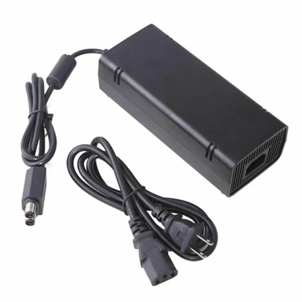Power Supply For Xbox 360 Slim Console E S Charger Cable Games Cord US/EU/UK Plug AC Adapter for Xbox 360 Slim Power Supply