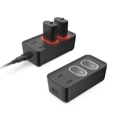 Dual Batteries Charging Kit for Xbox Series X S Controller 2pcs Rechargeable Battery Charger Charging Dock