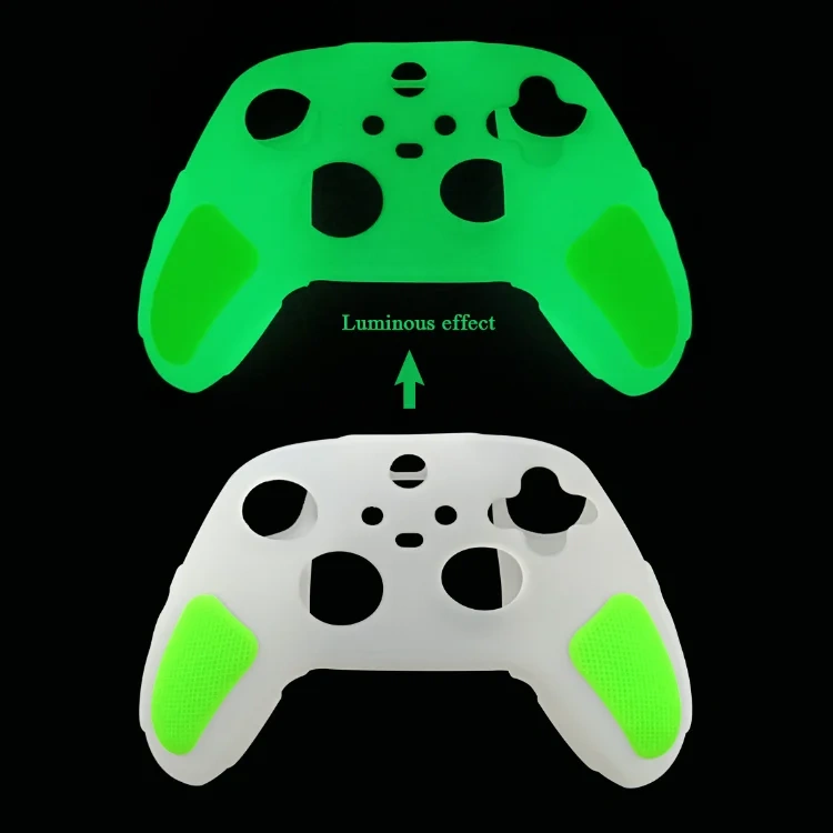 Luminous Protective Cover Shell Case for Xbox Series S X Controller Silicone Rubber Case Cover Skin