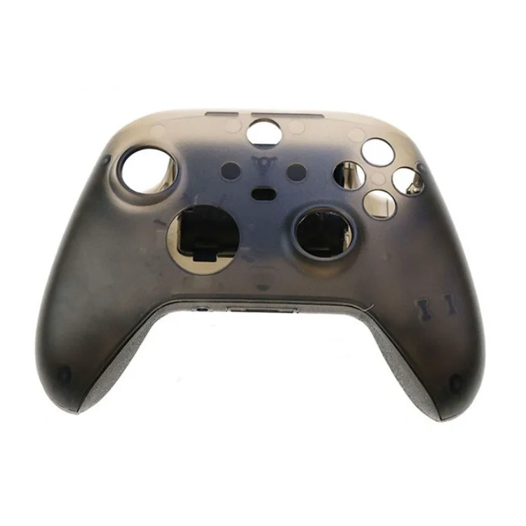Clear Black Housing Shell with Buttons for Xbox Series S/X Controller Replacement Shell Case