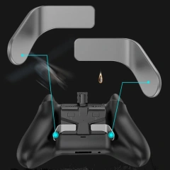 Game Controller Back Expansion Key Supports PC Side Mapping Back Key For Xbox Series Elite Controller Back Clip Button
