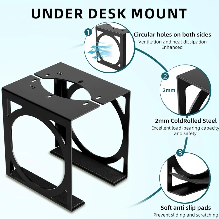 New Undertable  Game Console Metal Storage Stand for Xbox Series X Storage Stand
