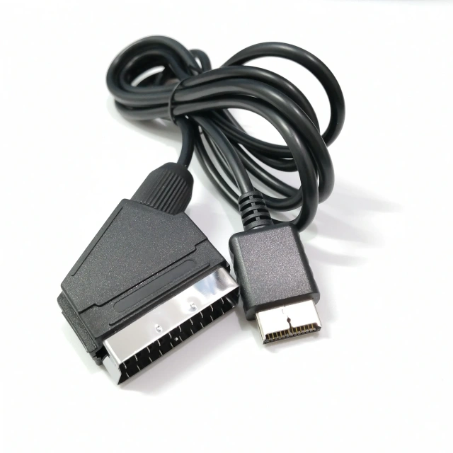 1.8m Scart Cable Lead for Play station 2 3 for PS2 PS3 RGB Scart Cable Cord 6ft