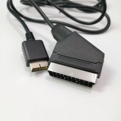 1.8m Scart Cable Lead for Play station 2 3 for PS2 PS3 RGB Scart Cable Cord 6ft