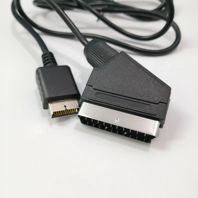 1.8m Scart Cable Lead for Play station 2 3 for PS2 PS3 RGB Scart Cable Cord 6ft