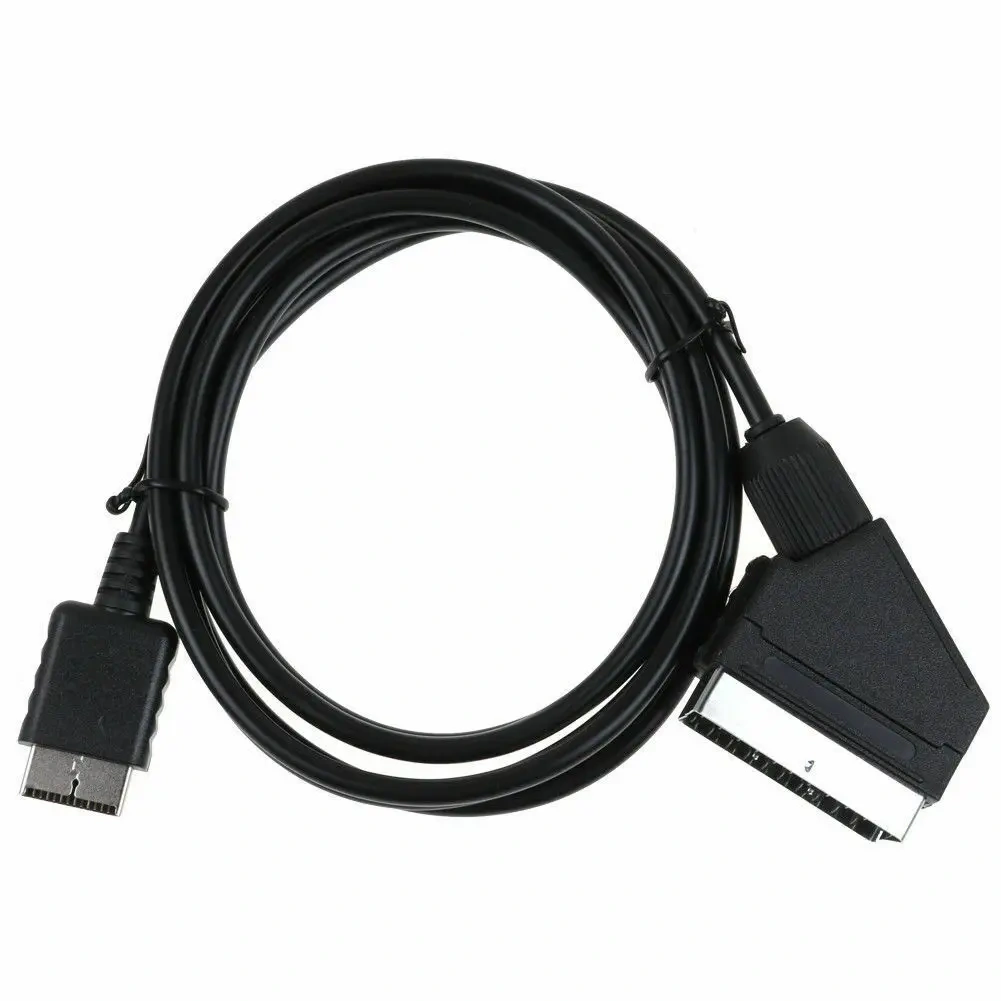 1.8m Scart Cable Lead for Play station 2 3 for PS2 PS3 RGB Scart Cable Cord 6ft