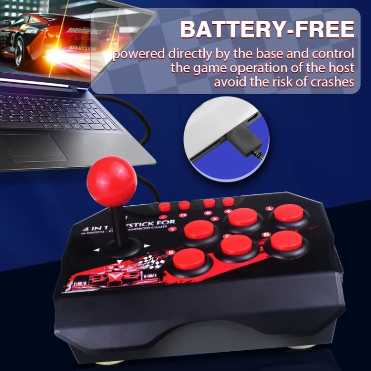 Universal Arcade Stick for Nintendo Switch/PC/PS3/Android TV Games Accessories Arcade Game Joystick Controller