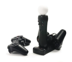 For PS3 Charging Station USB Dual Charger Charging Dock Station for Sony PS3 Move Wireless Controller