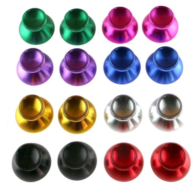 Metal Analog Thumb Stick Grip Joystick Covers For PS3 Controller Thumbstick Multi Colors Covers For PS3