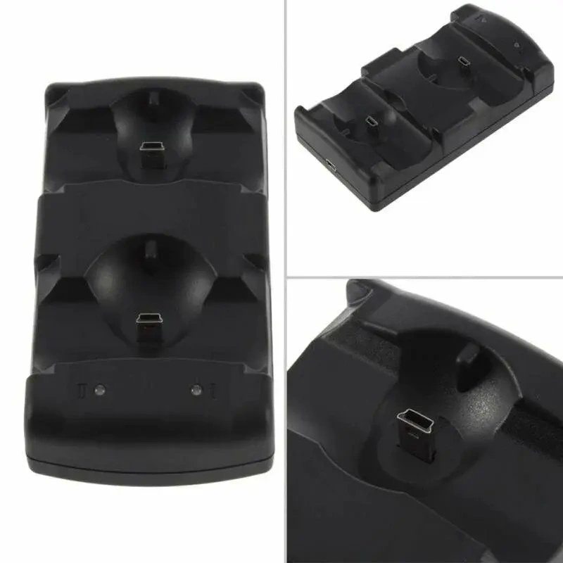 For PS3 Charging Station USB Dual Charger Charging Dock Station for Sony PS3 Move Wireless Controller