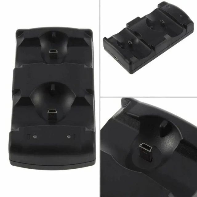 For PS3 Charging Station USB Dual Charger Charging Dock Station for Sony PS3 Move Wireless Controller