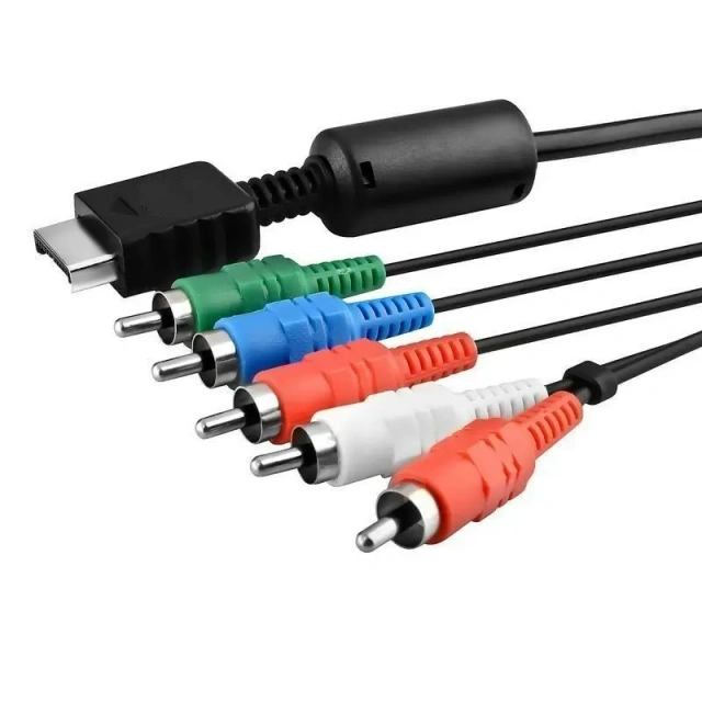 1.8m Component AV Cable Cord for Play station 2 3 for PS2/PS3 Console Video Games Cord AV Cable Lead