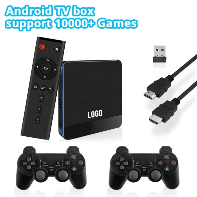 2 in 1 set-top android 11 tv digital dual wifi ip 4gb ram hdr 8gb smart 5g s905x3 4k box video game set-top hd boxes