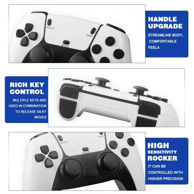 Wholesale M8 Plus HD 4K TV Double Controller Gamepad Retro Home Game Console Family Gaming Player