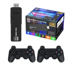 New Arrival GT65 Wireless Controller 2 Players 4K HD Output Family Gaming Box Build-In Classic Retro Game Consoles