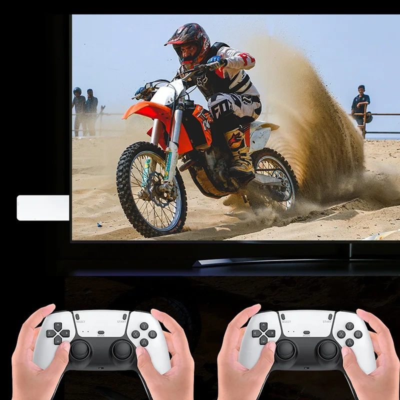 Hot Sale 4K Hdtv 10000+ Games Stick Retro 2.4G Wireless Gamepad Controller 3D Handheld Video Game Console