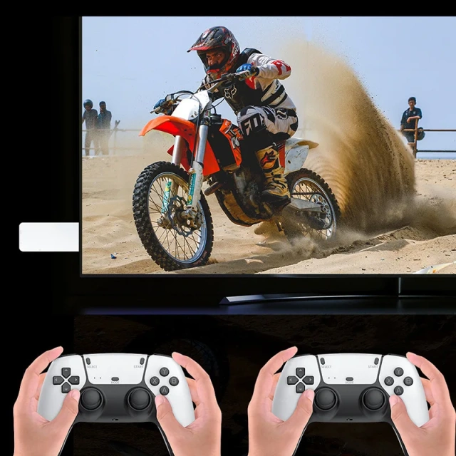 Hot Sale 4K Hdtv 10000+ Games Stick Retro 2.4G Wireless Gamepad Controller 3D Handheld Video Game Console