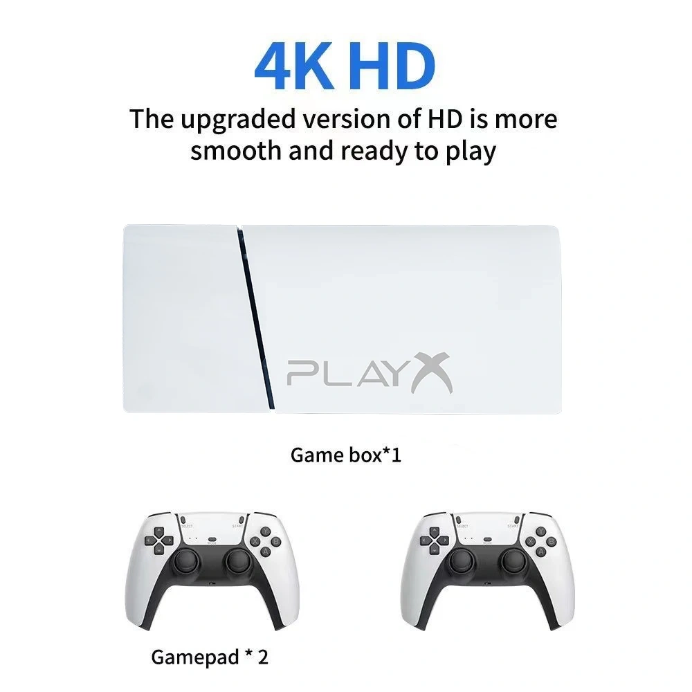 Hot Sale 4K Hdtv 10000+ Games Stick Retro 2.4G Wireless Gamepad Controller 3D Handheld Video Game Console