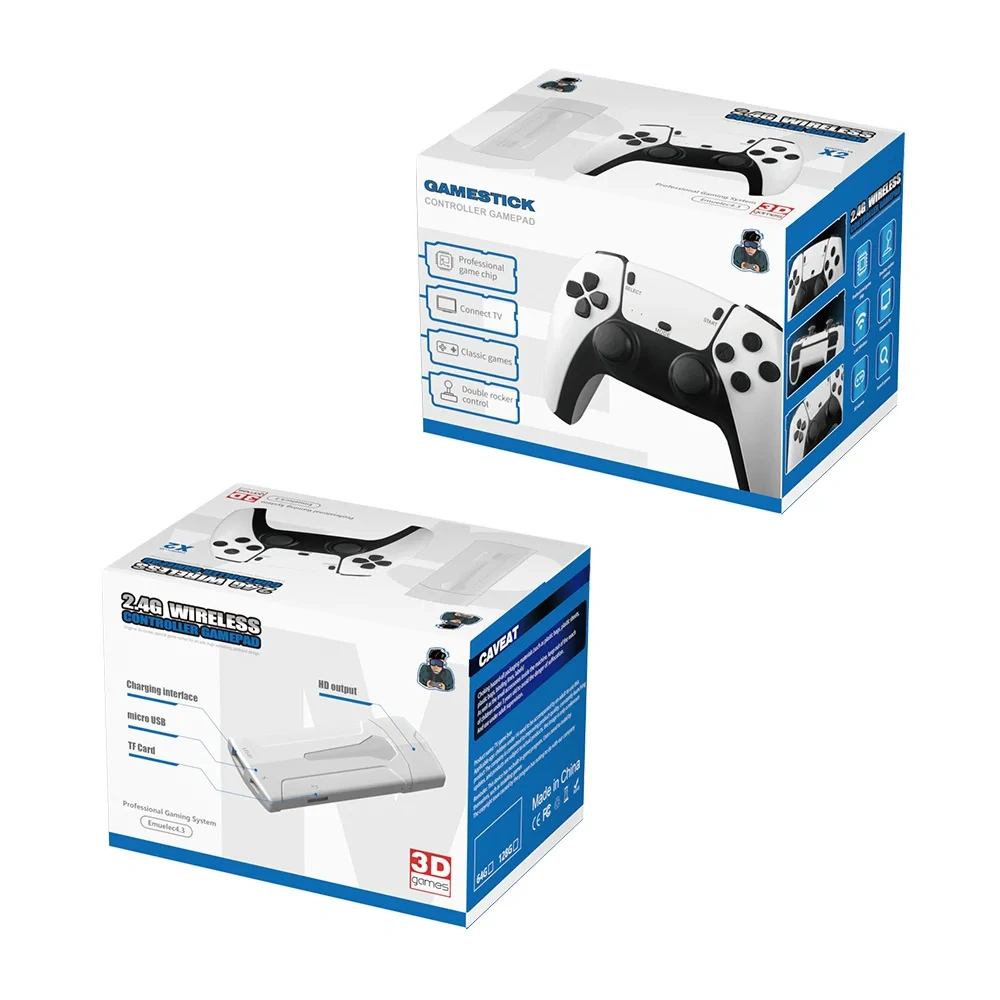 Wholesale M8 Plus HD 4K TV Double Controller Gamepad Retro Home Game Console Family Gaming Player
