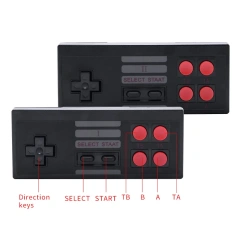 2 Double Dual Wireless Controller handheld Game Console Mini Extreme Game Box TV Game Console For 8bit Entertainment System