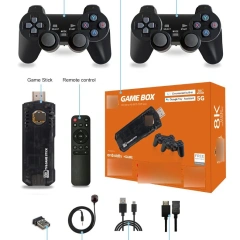 Wholesale Mini Retro Console Android TV Box Wireless Video Game Console 4K HD Game Stick Lite With Gamepad